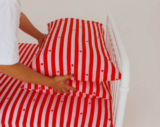 FOR THE LOVE OF STRIPES PILLOWCASE