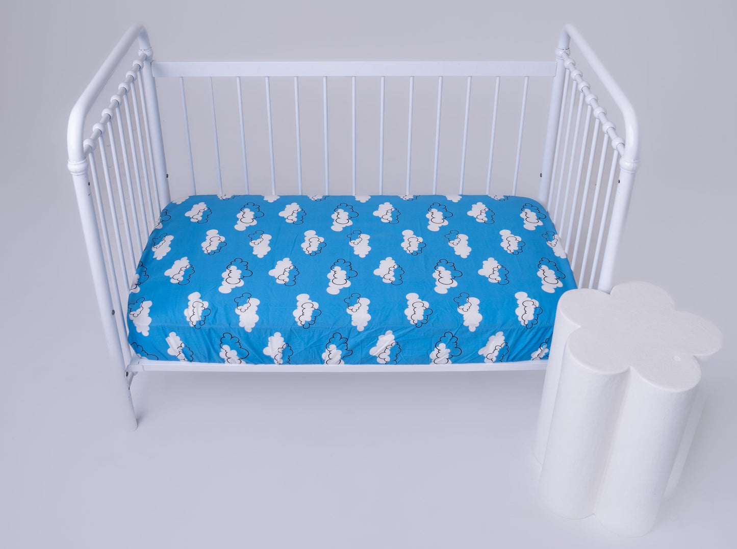 SOFT LANDING FITTED COT SHEET